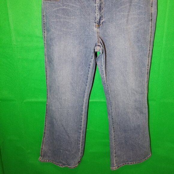 Dear AB Jean Women Size 20 Bootcut Embroidered Cowgirl Dudette Dudess Med Wash - Picture 2 of 9